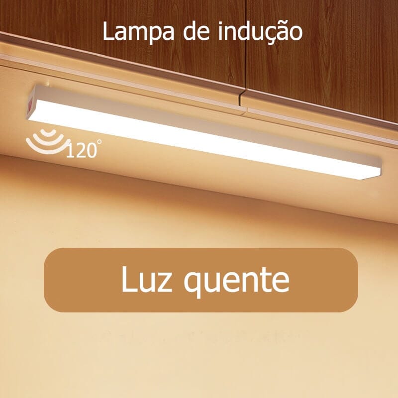 Luminária LED Sem Fio com Fixação Adesiva Luminária LED Sem Fio com Fixação Adesiva Design & Casa 