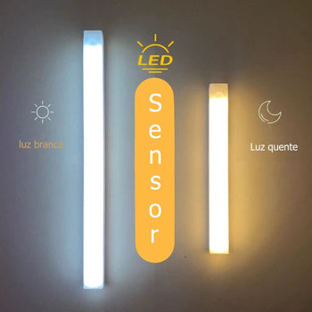 Luminária LED Sem Fio com Fixação Adesiva Luminária LED Sem Fio com Fixação Adesiva Design & Casa 