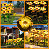 Luminária Solar para Jardim Áreas Externas Modelo Girassol Luminária Solar para Jardim Áreas Externas Modelo Girassol Design & Casa 