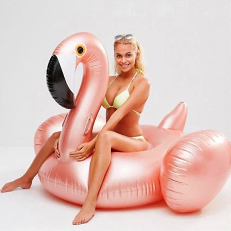 Boia de Piscina Flamingo Inflável