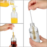 Mini Garrafa De Vidro Transparente Com Etiqueta E Marcador Mini Garrafa De Vidro Transparente Com Etiqueta E Marcador LightHousi 
