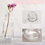Mini Garrafa De Vidro Transparente Com Etiqueta E Marcador Mini Garrafa De Vidro Transparente Com Etiqueta E Marcador LightHousi 