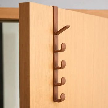 Multifunctional Fivesegment Hook Portable Coat Hook Door Towel Hook Free Punching Seamless Hook Design & Casa 