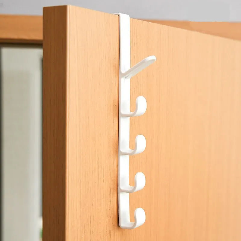 Multifunctional Fivesegment Hook Portable Coat Hook Door Towel Hook Free Punching Seamless Hook Design & Casa 