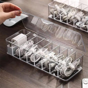 Organizador de Cabos Com Divisórias Organizador de Fios Com Divisórias - Coleção Organização Design & Casa 