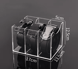 Organizador de Cinto em Acrílico com Divisórias Organizador de Cinto em Acrílico com Divisórias Design & Casa 3 Divisórias 