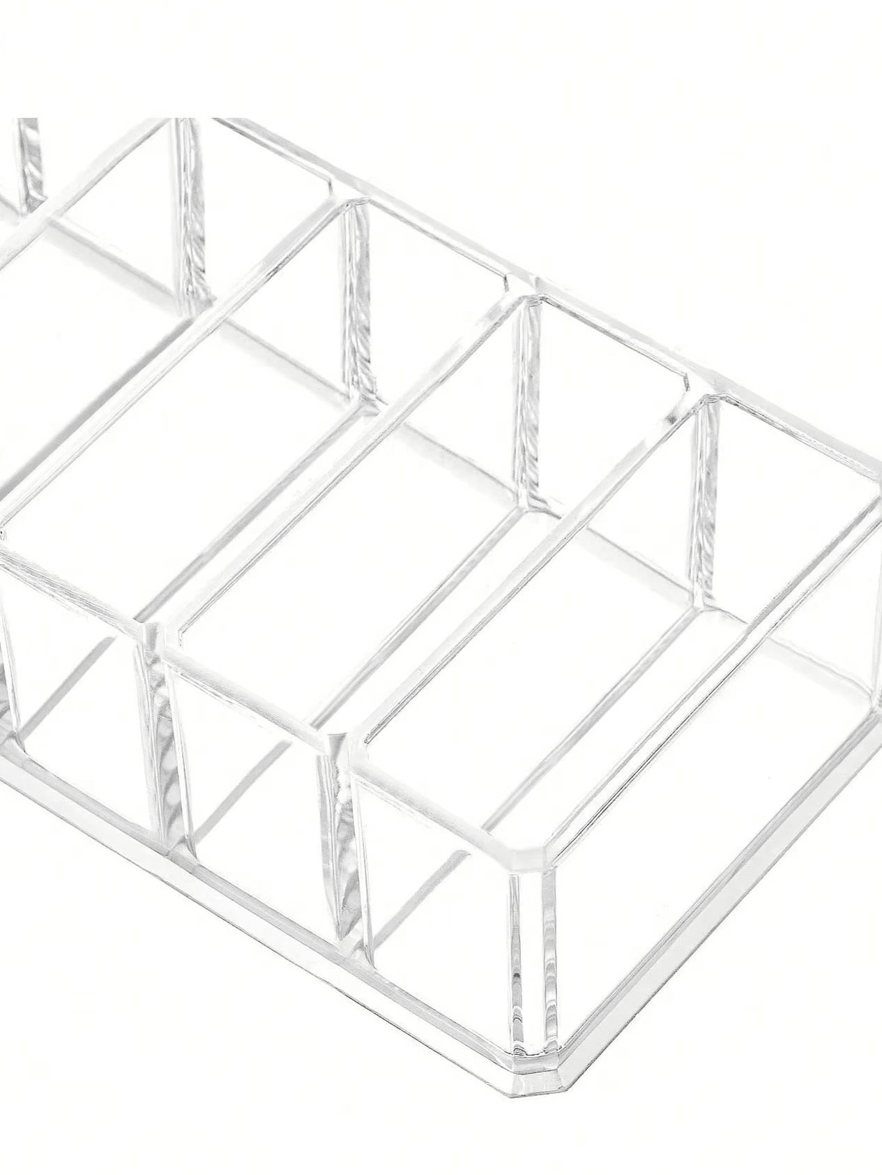 Organizador de Cosméticos em Acrílico Transparente 8 Compartimentos Organizador de Cosméticos em Acrílico Transparente 8 Compartimentos Design & Casa 