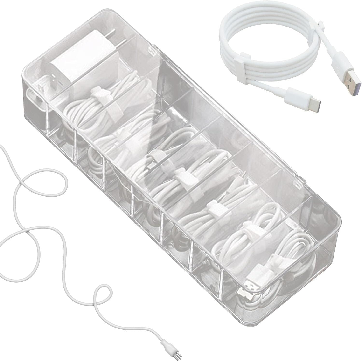 Organizador de Fios Com Divisórias Organizador 01 - Organizador de Fios Com Divisórias Design & Casa 