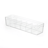 Organizador De Gavetas Com Divisórias Cristal Multiúso 34 Cm Coleção Organizadore Multiuso- Organizador De Gavetas Com Divisórias Cristal Multiúso 34 Cm Design & Casa 