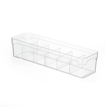 Organizador De Gavetas Com Divisórias | Kit com 3 Coleção Organizadores- Organizador De Gavetas Com Divisórias Cristal Multiúso 4,3L Design & Casa 