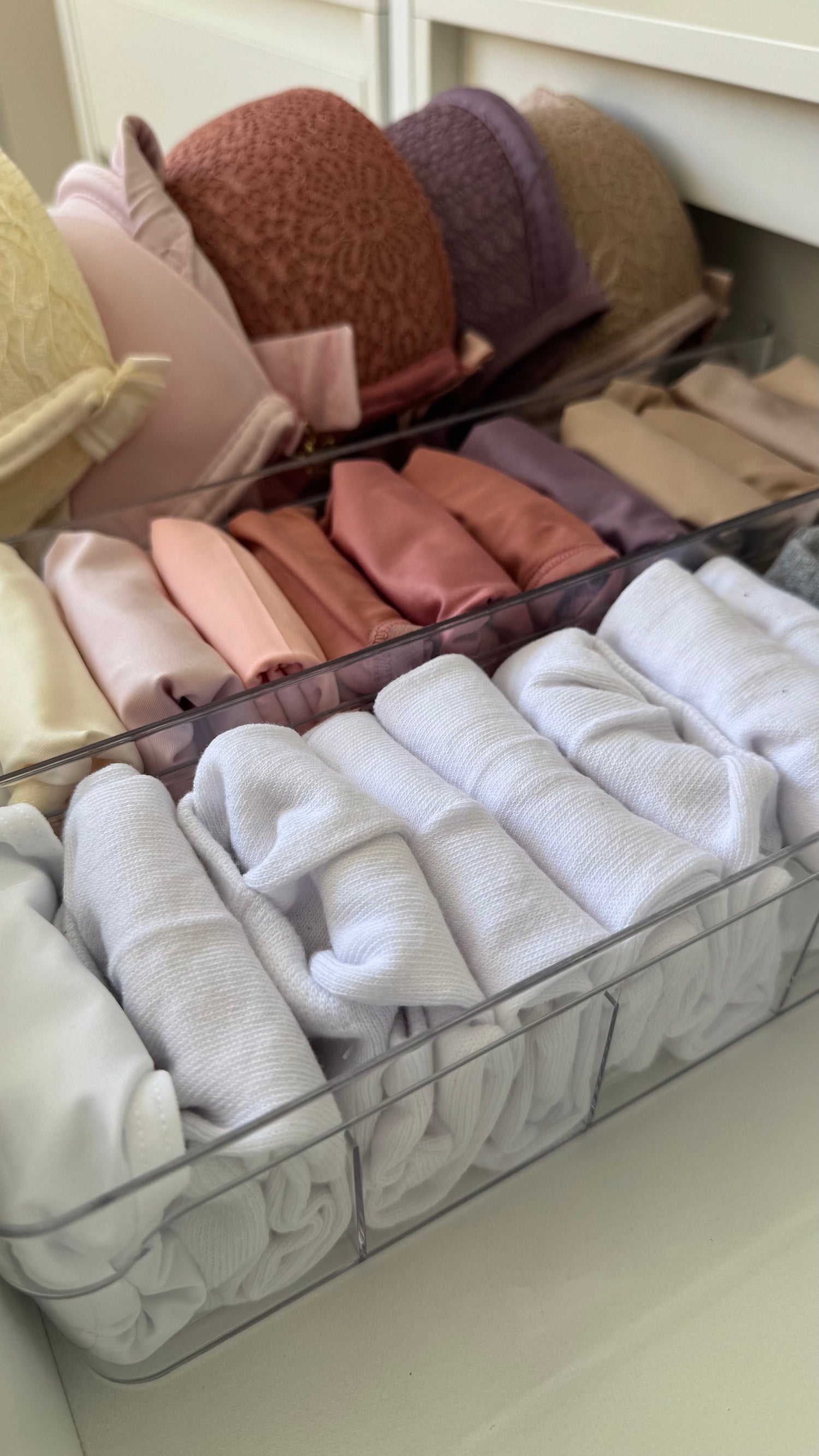 Organizador De Gavetas Com Divisórias | Kit com 3 Coleção Organizadores- Organizador De Gavetas Com Divisórias Cristal Multiúso 4,3L Design & Casa 