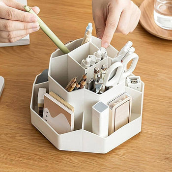 Organizador de Mesa Com Divisória Escritório 01 - Organizador de Mesa Com Divisória Design & Casa 