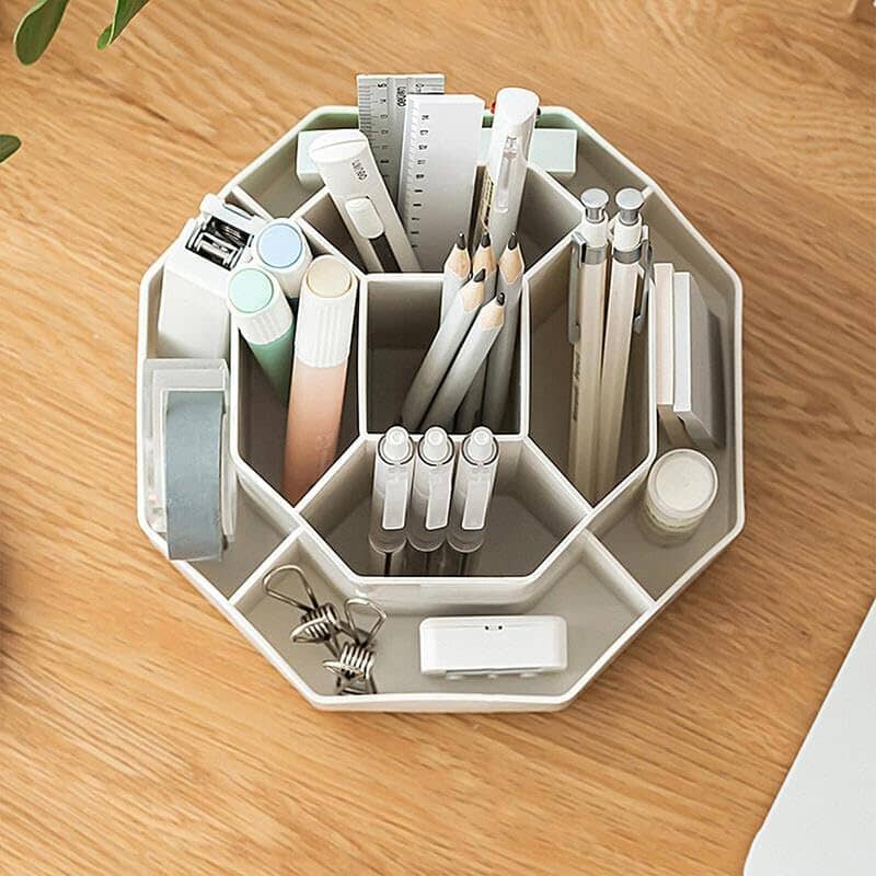 Organizador de Mesa Com Divisória Escritório 01 - Organizador de Mesa Com Divisória Design & Casa 