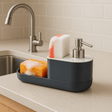 Organizador de Pia com Dispenser de Detergente e Suporte para Esponjas Coleção Cozinha- Organizador de Pia com Dispenser de Detergente e Suporte para Esponjas Design & Casa 
