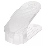 Organizador de Sapatos Antiderrapante com Regulagem de Altura Coleção Organização - Organizador de Sapatos Sapateira Versátil LightHousi Transparente 10 pcs 