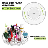 Organizador Maquiagem Acrílico Giratório 360° Coleção Organizadores de Maquiagem- Organizador Maquiagem Acrílico Giratório 360° Design & Casa 