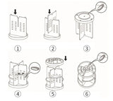 Organizador Maquiagem Acrílico Giratório (Rascunho) Design & Casa 