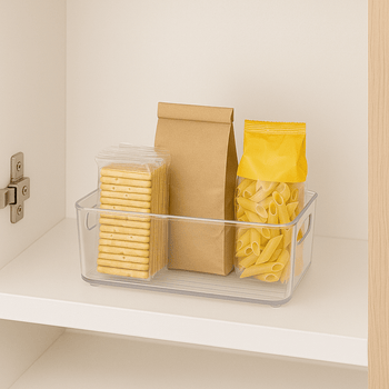 Organizador Multiuso Transparente 2,5L Organizador Multiuso Transparente 2,5L Design & Casa 