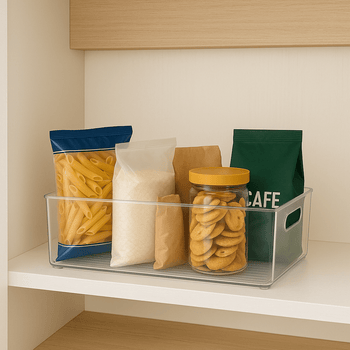 Organizador Multiuso Transparente 5,2L Organizador Multiuso Transparente 5,2L Design & Casa 