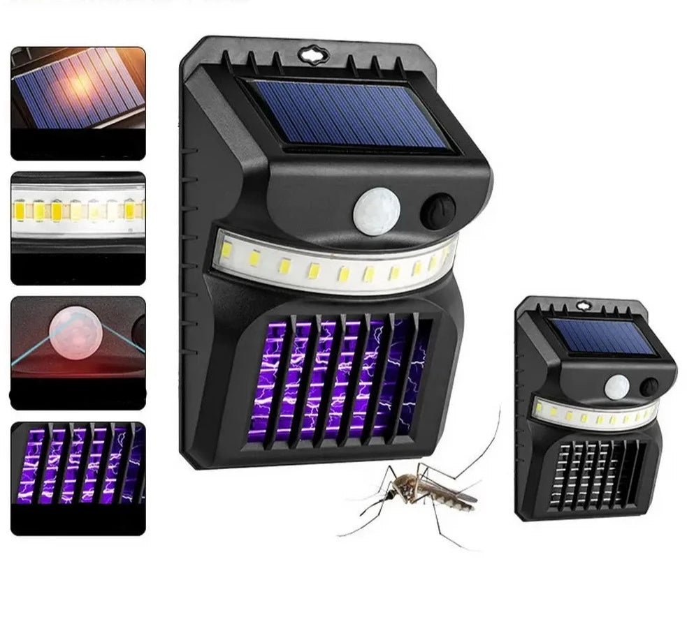 Outdoor Solar Light And Mosquitos Killer Lamp With Mosquitos Control Function Infrared Sensor Waterproof Road Light For Garden Design & Casa 