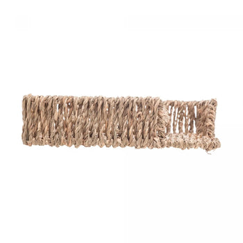 Porta Guardanapos de Sisal com Aparador Coleção Guardanapo- Porta Guardanapos de Sisal com Aparador Design & Casa 