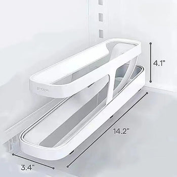 Porta Ovos Para Geladeira Branco 36cm Porta Ovos Para Geladeira Branco 36cm LightHousi 