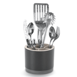 Porta-Talheres Com 7 Divisórias Antideslizante Coleção Cozinha- Porta-Talheres Com 7 Divisórias Antideslizante Design & Casa 