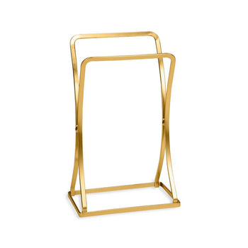 Porta Toalha de Rosto para Bancada Dourado Porta Toalha de Rosto para Bancada Dourado Design & Casa 