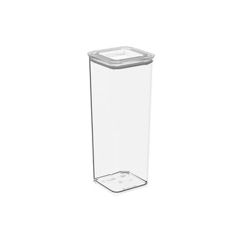 Pote Hermético Transparente com Vedação 1,5L Coleção Potes Herméticos- Pote Hermético Transparente com Vedação 1,5L Design & Casa 