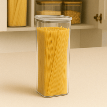 Pote Hermético Transparente com Vedação 1,5L Coleção Potes Herméticos- Pote Hermético Transparente com Vedação 1,5L Design & Casa 
