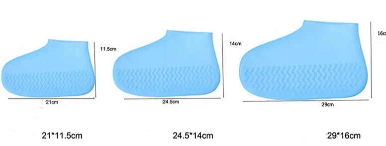 Reusable Waterproof Rain Shoes Covers Silicone Outdoor Rain Boot Overshoes Walking Shoes Accessories Reusable Shoe Cover 1Pair Design & Casa 