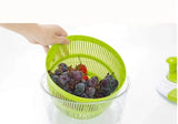 Salad Spinner Dryer Vegetable Fruit Food Dehydrator Quick Drying Multifunctio Manual Kitchen Household Vegetable Dehydrator Design & Casa 