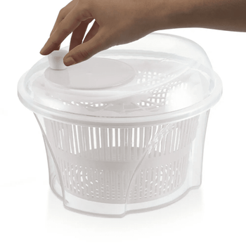 Secador de Salada e Folhas com Manivela Giratória – 4,5 Litros Coleção Cozinha> Utensílios- Secador de Salada e Folhas com Manivela Giratória – 4,5 Litros Design & Casa 
