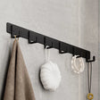 Space Aluminum Black Hook Bathroom Towel Hook Living Room Door Back Clothes Hook Simple Black Storage Hook To Save Space Design & Casa 