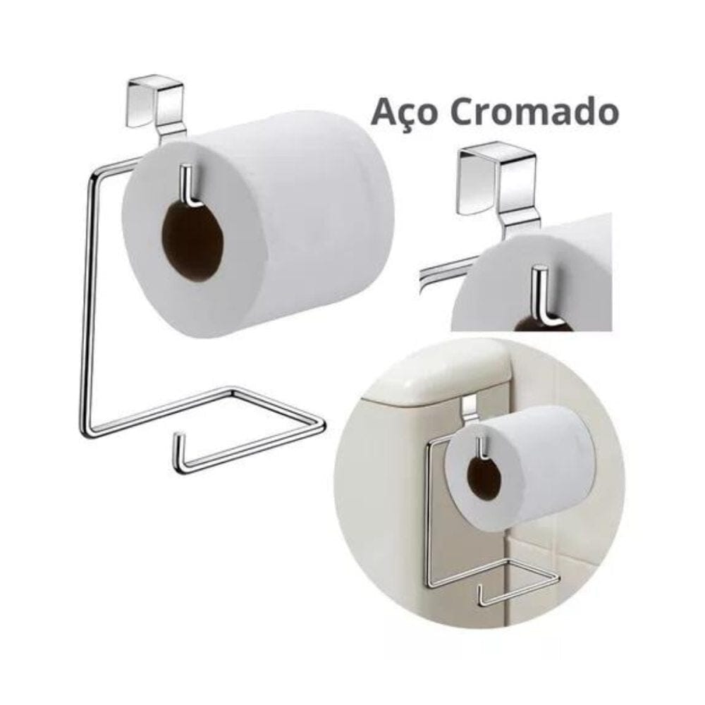 Suporte Para Papel Higiênico para Caixa Acoplada Suporte Para Papel Higiênico para Caixa Acoplada Design & Casa 