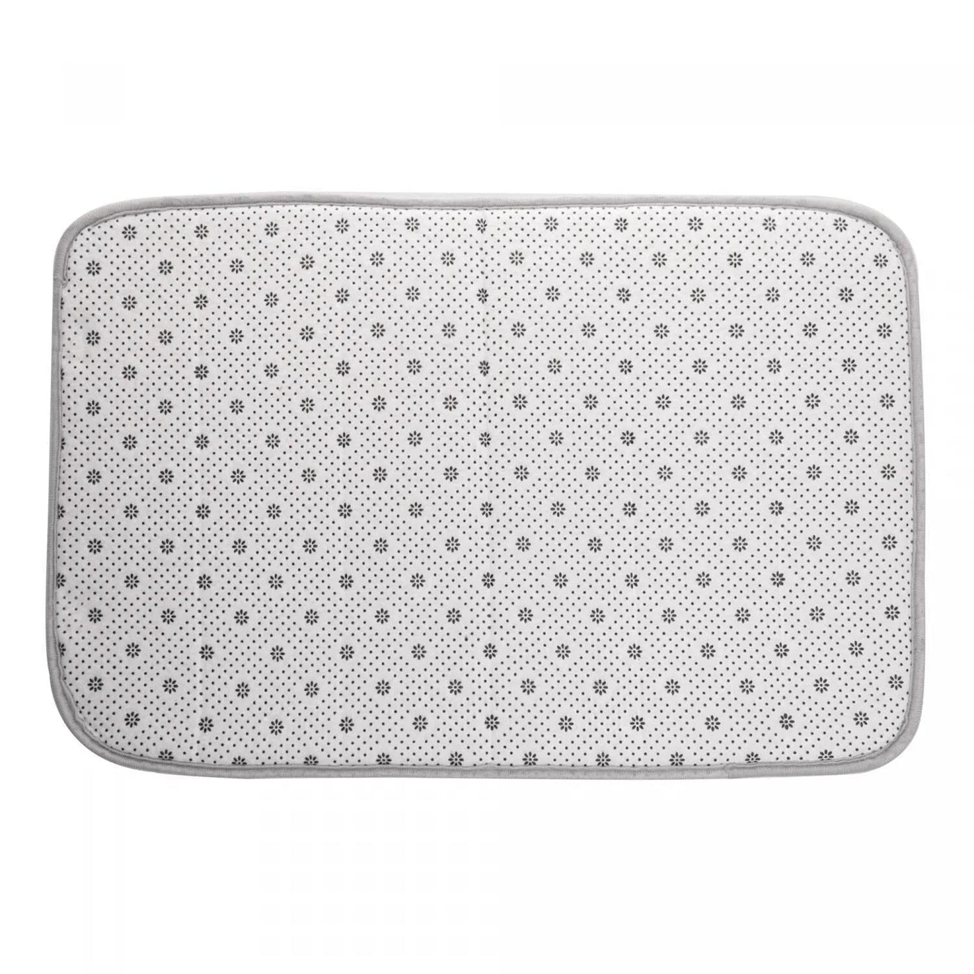 Tapete Antiderrapante para Banheiro Cinza 60x40cm Coleção Tapete Banheiro- Tapete Antiderrapante para Banheiro Cinza 60x40cm Design & Casa 