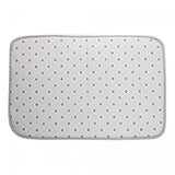 Tapete Antiderrapante para Banheiro Cinza 60x40cm Coleção Tapete Banheiro- Tapete Antiderrapante para Banheiro Cinza 60x40cm Design & Casa 