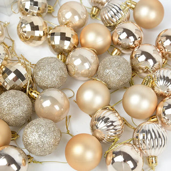 1box Christmas Balls Christmas Tree Ornaments Ball Xmas Hanging Tree Pendants Home Party Decor 2023 New Year Gift Noel Navidad Design & Casa 