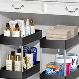 2 Tier Under Sink Storage Organizer Multipurpose Rack Bathroom Kitchen Organizer Storage Multipurpose Holder Rack for Kitchen Design & Casa 