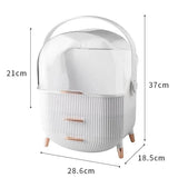 Cosmetic Storage Box Bathroom Big Capacity Waterproof Dustproof Jewelry Makeup Organizer Home Skin Care Make Up Storage Drawer Design & Casa 