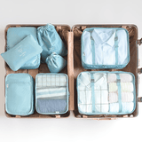 Kit de Bolsa Organizadora de Mala Para Viagem Kit de Bolsas Organizadoras á Prova D'água (+3 de Brinde) Minha loja 