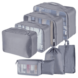 Kit de Bolsa Organizadora de Mala Para Viagem Kit de Bolsas Organizadoras á Prova D'água (+3 de Brinde) Minha loja 