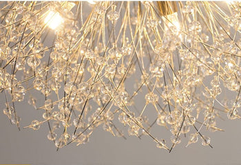 Lustre Pendente Moderno Dente de Leão Aço Inoxidável L09 - Lustre Pendente Moderno Fogos de Artifício Aço Inoxidável Minha loja 