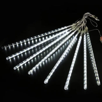 Luzes de Natal Chuva de Meteoro LED Á Prova D'água Natal 18 - Luzes de Natal Chuva de Meteoro LED Á Prova D'água Design & Casa 