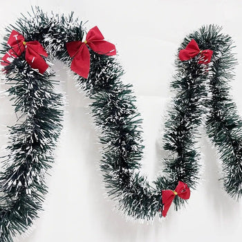 New 2M Christmas Garland Home Party Wall Door Decor Christmas Tree Ornaments For Stair Fireplace Xmas Decoration Party Supplies Design & Casa 