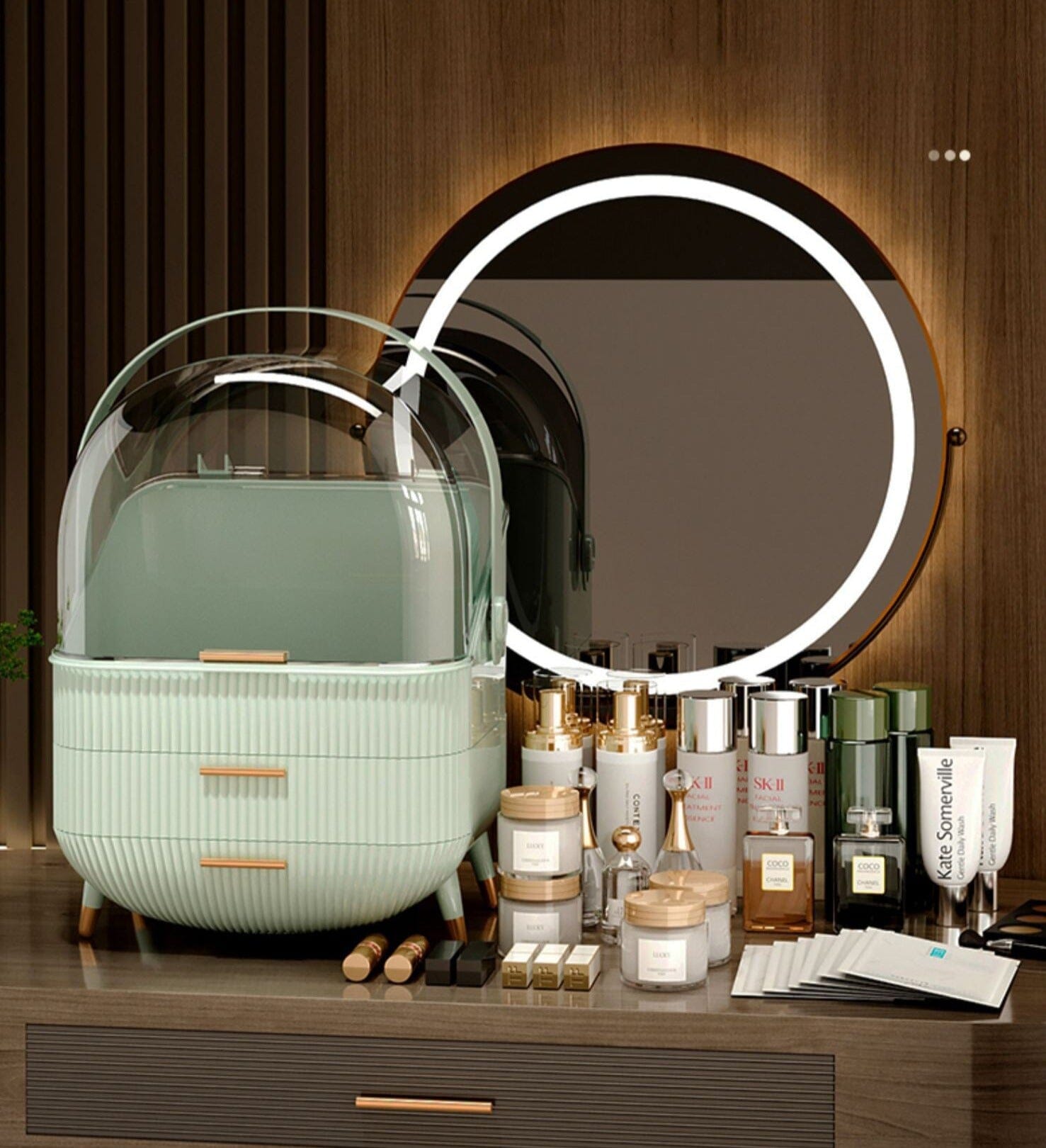 Porta Cosméticos e Organizador de Maquiagem Design & Casa 