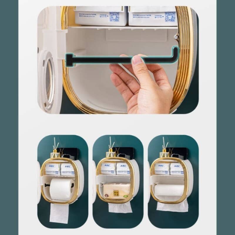 Porta Papel Higiênico de Parede Suporte Papel Higiênico Polihousi Porta Papel Higiênico de Parede Suporte Papel Higiênico Polihousi Design & Casa 