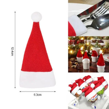 Porta Talheres Decoração Mesa Posta de Natal Natal 24 - Porta Talheres Decoração Mesa Posta de Natal Design & Casa 