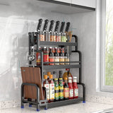 Prateleira para Cozinha em Aço Inox - 3 Andares Upsell Cozinha 12 - Prateleira para Cozinha em Aço Inox Design & Casa 3 Andares 