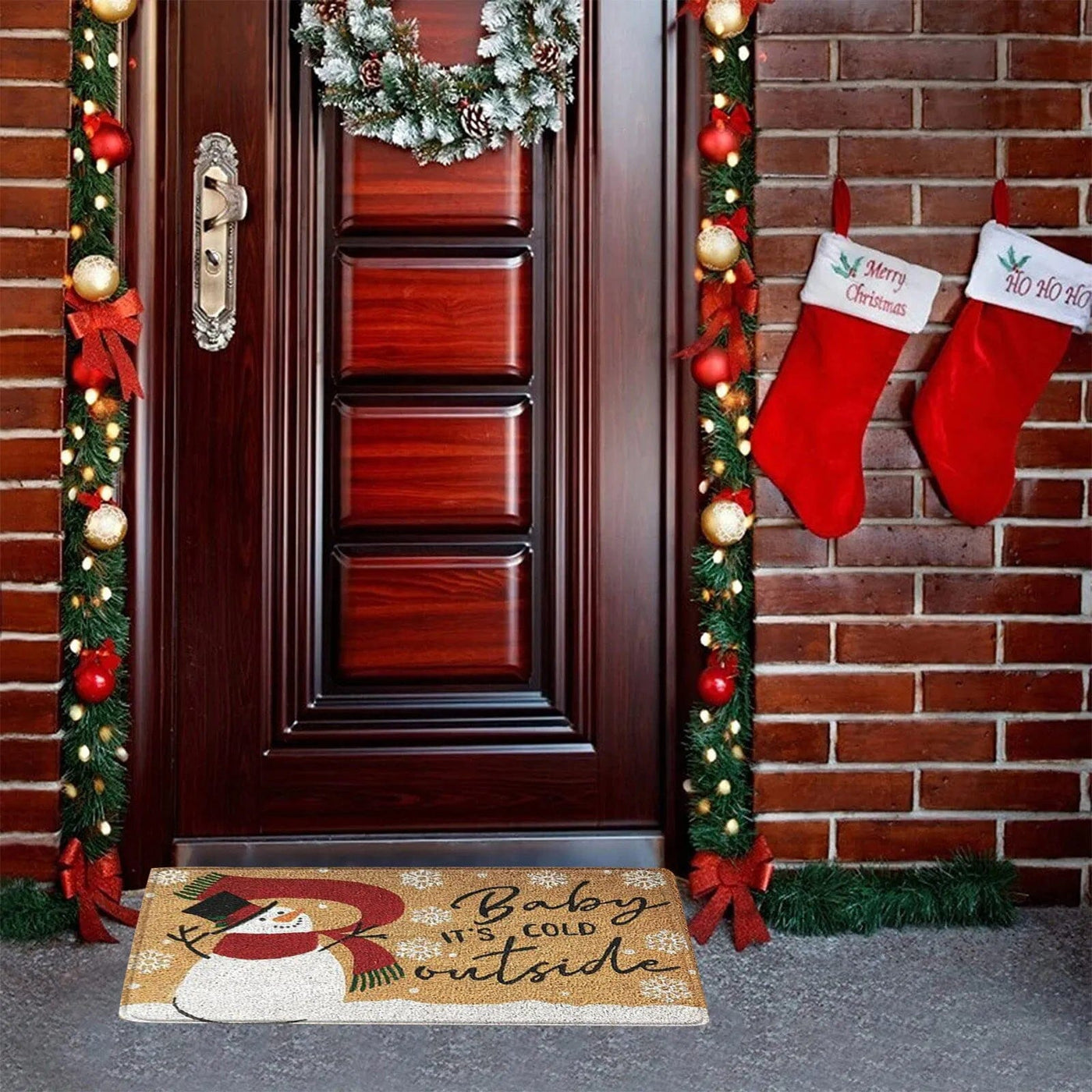 Tapete de Natal Capacho Natal 03 - Tapete de Natal Capacho Design & Casa 